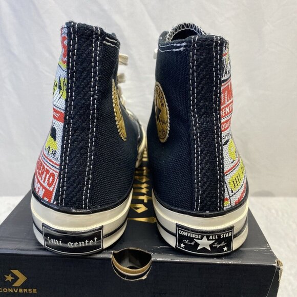 Converse Chuck 70 Hi "MiGente" Hi-Top Sneakers Black Unisex Lace-Up New171572C - Picture 16 of 16